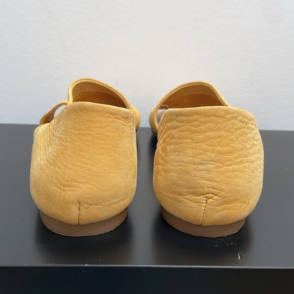 Oker April Shoe Nubuck Leather Sandal Yellow Orange US10.5 EU41 New - Picture 7 of 9